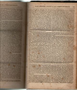 NILES WEEKLY REGISTER,  MARCH TO SEPTEMBER 1823.  ALL EDITIONS IN VOLUME XXIV 5