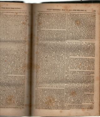 NILES WEEKLY REGISTER,  MARCH TO SEPTEMBER 1823.  ALL EDITIONS IN VOLUME XXIV 6