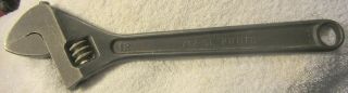 12” Stanley Proto Tools 12sl Black Adjustable Click - Stop Wrench Vintage Usa Tool