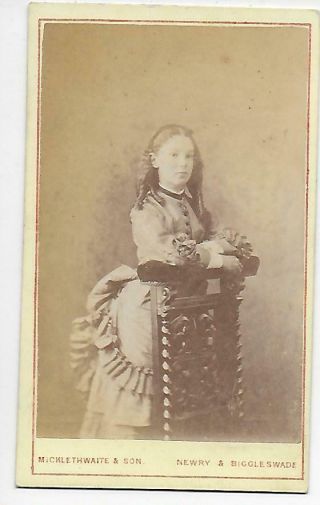 Michelthwaite & Son Of Newry & Biggleswade; Dated 1874,  A S C Marsh Young Girl
