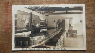 1910 An Aptos Saloon,  California Rppc Real Photo Post Card Ca Santa Cruz County
