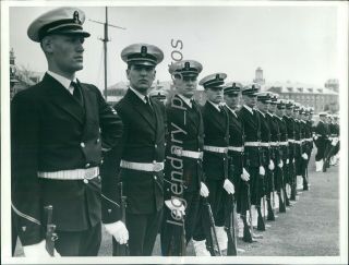 1939 Us Coast Guard Academy Cadets Lined Up News Service Photo