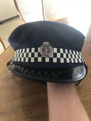 Vintage Zealand Police Uniform Hat