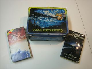 Close Encounters Of The Third Kind Metal Lunch Box Vhs Movie And Book Spielberg