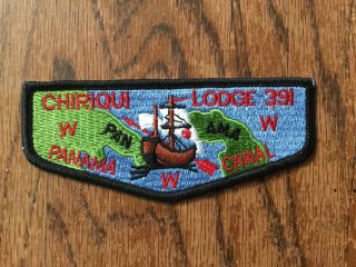 Chiriqui Merged Oa Lodge 391 Old Scout Flap Patch