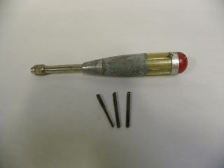 Vintage Craftsman Push Ratchet Hand Drill (a6)