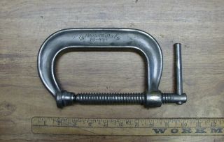 Vintage Armstrong No.  78 - 40 " C " Clamp,  4 " Capacity,  Operation &