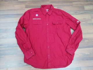 Rover Scouts Canada Boy Scouts Uniform Shirts L/sleeve Adult Official Red L/g