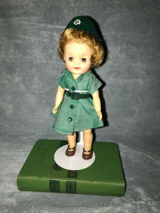 Girl Scout Official Junior G.  S.  Doll With Vintage G S Book