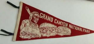 Vintage Felt Pennant Grand Canyon National Park 29 "