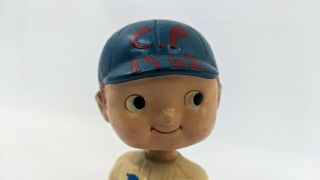 Vintage 1960 ' s Little Boy David Baseball Player Bobblehead Nodder Made In Japan 3