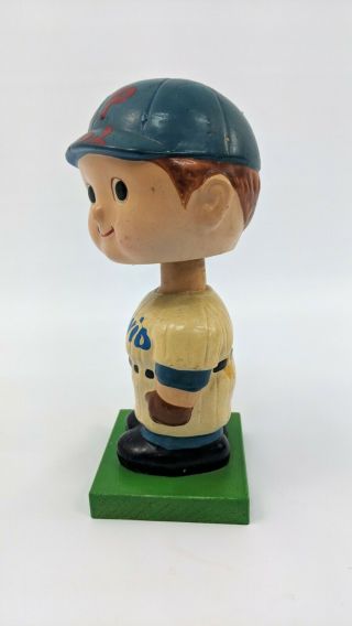 Vintage 1960 ' s Little Boy David Baseball Player Bobblehead Nodder Made In Japan 4