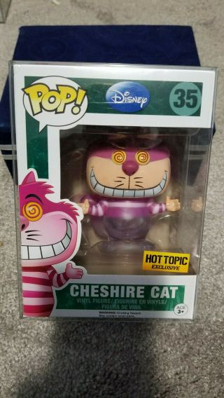 Funko Pop Disney Alice In Wonderland Cheshire Cat Hot Topic Exclusive