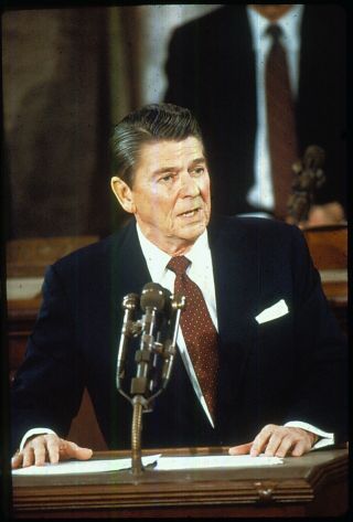 President Ronald Reagan 3 35mm Color Transparency Slides / Gerald Ford