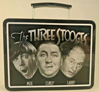 The Three Stooges Metal Lunch Box (1998) Larry Moe Curly Loc 1