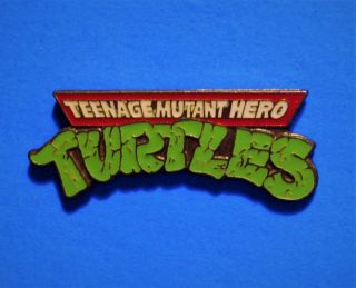 Teenage Mutant Ninja Turtles Hero - Rare Vintage Mirage 1990 Lapel Pin - Pinback
