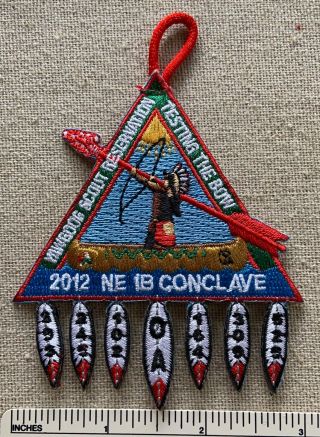 2012 Ne - 1b Section Conclave Patch Order Of Arrow Oa Yawgoog Scout Reservation