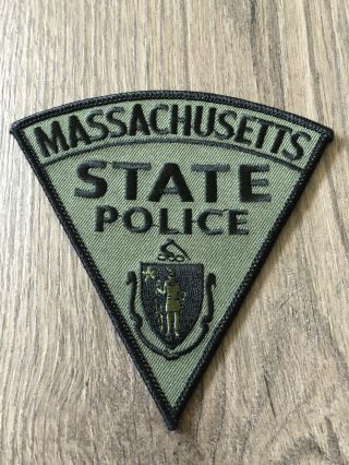 Massachusetts State Police Subdued Patch Highway Patrol