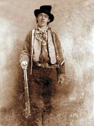 Old West Cowboy Vintage Antique Western Billy The Kid Photo Picture 8x10