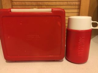 VINTAGE 1985 Anabasis Investments RAMBO Plastic Lunch Box - Thermos Sly Stallone 4