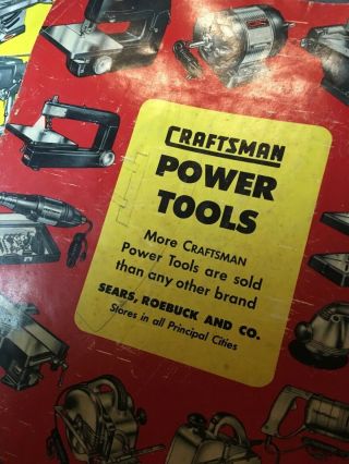 Vintage Sears And Roebuck Craftsmen Power Tool Catalogs 1950 And 1952 5