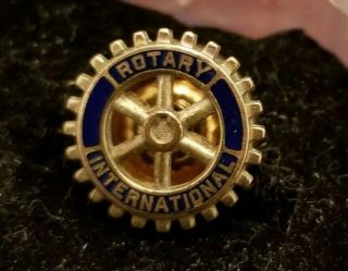 10kt Gold Rotary International Lapel Pin