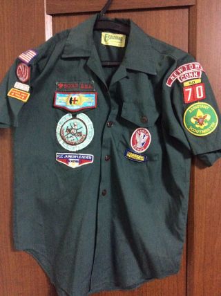 Vintage Boy Scout Explorers Uniform Shirt Late 1970’s. 2