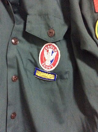 Vintage Boy Scout Explorers Uniform Shirt Late 1970’s. 4