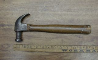 Old Tools,  Antique Pexto,  1lb.  6oz.  Curved Claw Hammer,  4 - 1/2 " Head,  Cond.