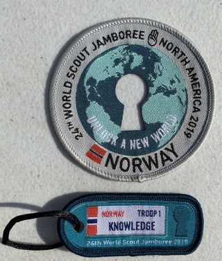 2019 World Scout Jamboree Norway Contingent Patch