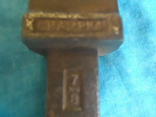 Vintage Champion Blacksmith 7/8” Hardie Hardy Hole Hot Cut Off Tool Anvil Forge 2