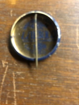 WALLACE TAYLOR president 1948 IMBER tin litho pinback button z 2