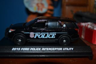 Anne Arundel County,  Md Police 2015 Ford Utility 1/43rd Scale