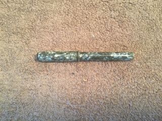 Vintage Green / Silver Fountain Pen Universal Stylograph USA Celluloid 4