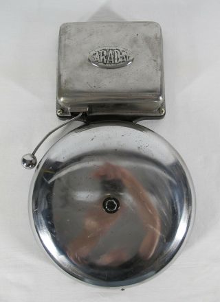 Antique/vintage Faraday Bell J Type Fire Alarm /school /gas Station 10 " Bell Yqz