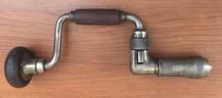 Antique Millers Falls Ratchet Brace Drill 3 In.  Throw Hard - To - Find Size