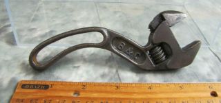 Vtg.  Collectible B & C Bemis & Call 6 Inch Curved Adjustable Wrench