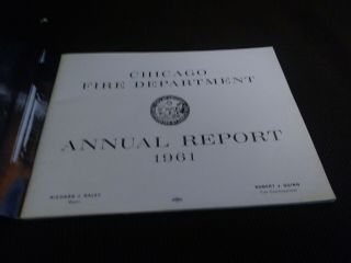 1961 Chicago Fire Department Annual Report 2