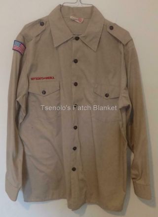 Boy Scout Now Scouts Bsa Uniform Shirt Size Adult Large Ls 027