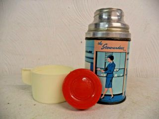 Vintage Aladdin Industries The Stewardess Metal Thermos Only