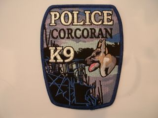Corcoran K9 Police Obsolete Cloth Shoulder Patch Minnesota Usa