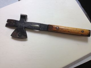 Vintage Bridgeport No.  99 Tomahawk Hatchet Crate Hammer.