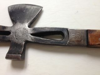 Vintage Bridgeport No.  99 Tomahawk hatchet Crate hammer. 4