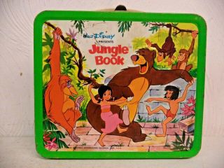 Vintage Disney The Jungle Book Metal Lunchbox No Thermos