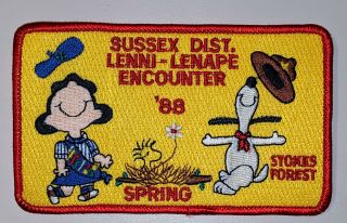 Boy Scouts - Snoopy,  Woodstock And Lucy Patch