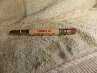 Vintage Advertising Bullet Pencil Panther Oil Kokomo Indiana