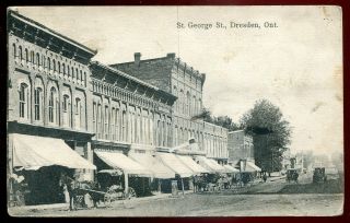 3423 - Dresden Ontario 1908 St.  George Street.  Stores
