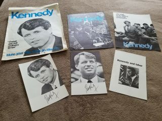 1968 Robert Kennedy Presidential Campaign Flyers (assortment Of 6)