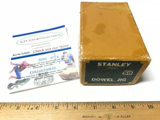 Vintage Stanley 59 Dowel Jig Tool W/ 1 Guide Usa