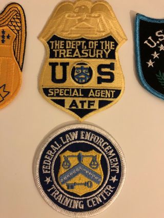 Vintage Federal Law Enforcement Patches (5) 4